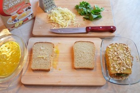 Бутерброды  «хрустящие» для завтрака: шаг 4