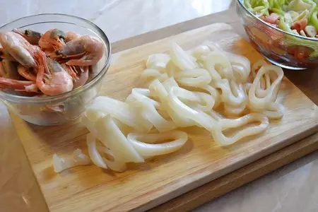 Паэлья с морепродуктами: шаг 5