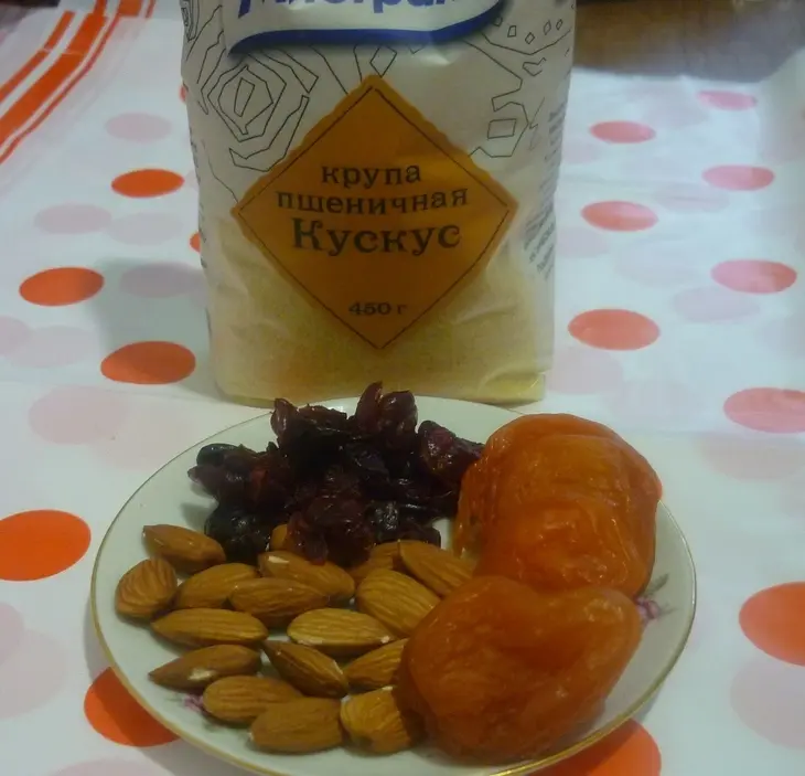 Копченая  утиная грудка с кускусом в марокканском стиле: шаг 4