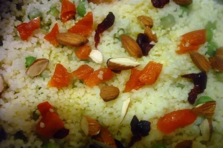 Копченая  утиная грудка с кускусом в марокканском стиле: шаг 5