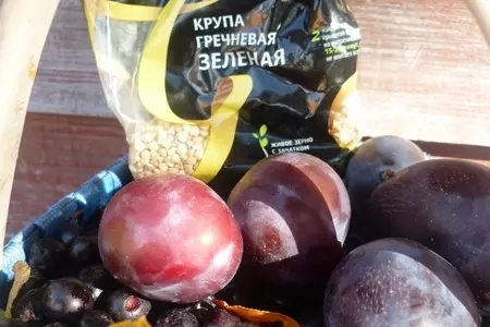 Каша из проростков зелёной гречи "осенний взрыв!": шаг 1