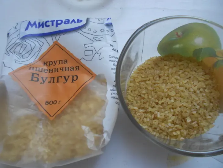 Булгур с овощами гриль: шаг 1