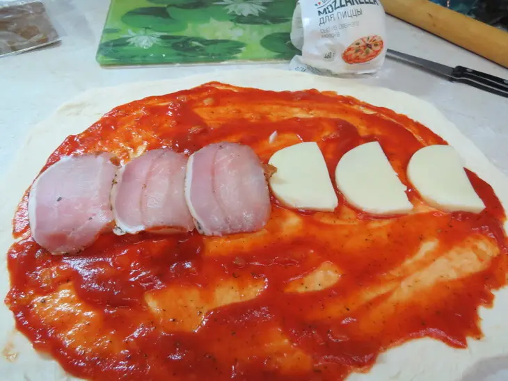 Закрытая пицца-вулкан «stromboli»: шаг 10