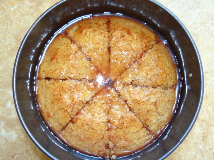 Арабский сладкий пирог с корицей и кокосом: шаг 8