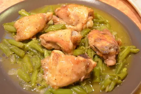 Борани с курицей и спаржевой фасолью по-армянски: шаг 6