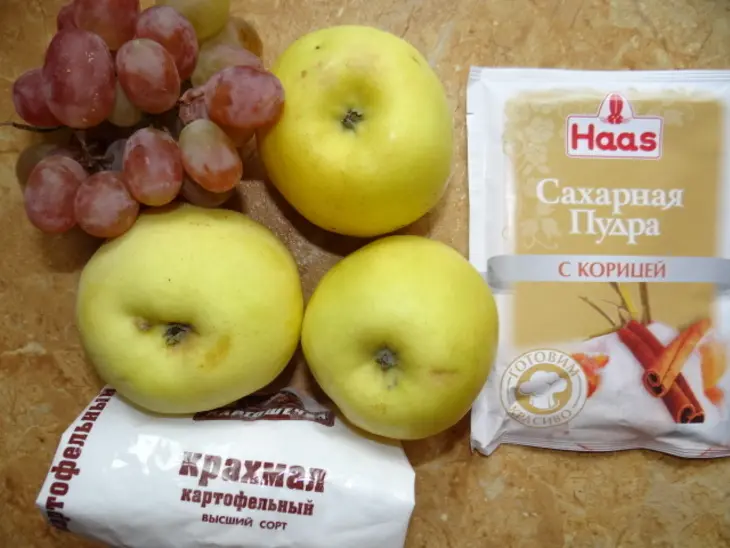 Берлинская шарлотка с песочным тестом: шаг 3