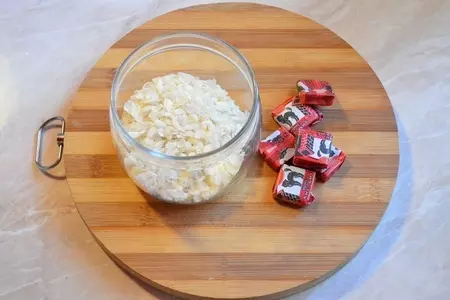 Быстрая рисовая каша с ирисками ( для микроволновой печи): шаг 2