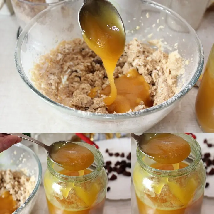 Овсяное печенье с изюмом и орехами: шаг 6