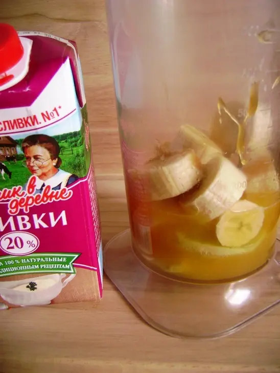 Фруктово-сливочный смузи.: шаг 3