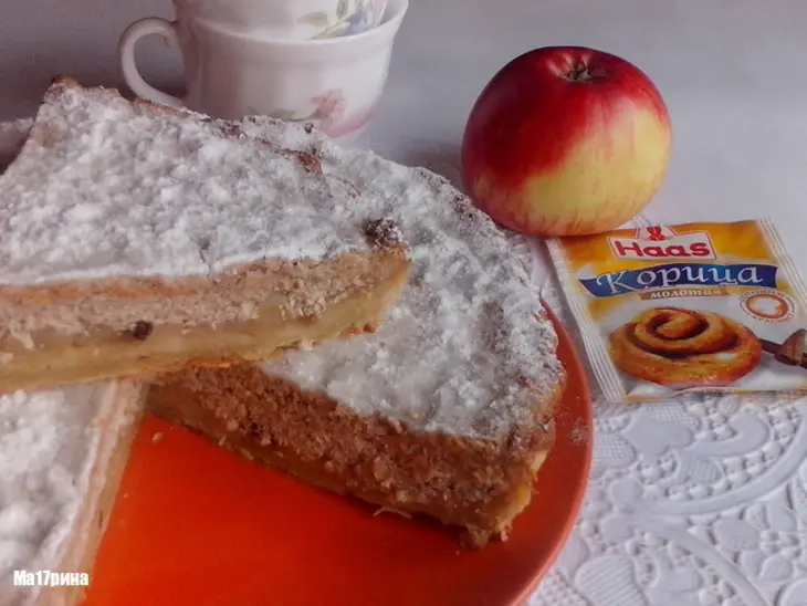 Творожной пирог с яблоками: шаг 12