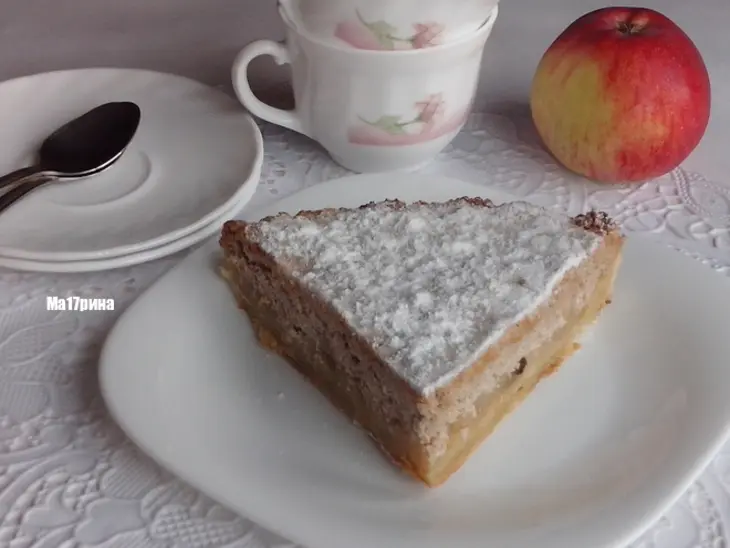 Творожной пирог с яблоками: шаг 13