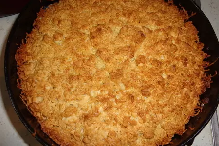 Нежный пирог с бананом и манго: шаг 10