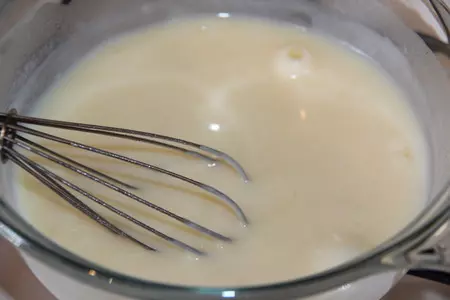 Пирог из песочного теста с яблоками и заварным кремом: шаг 4