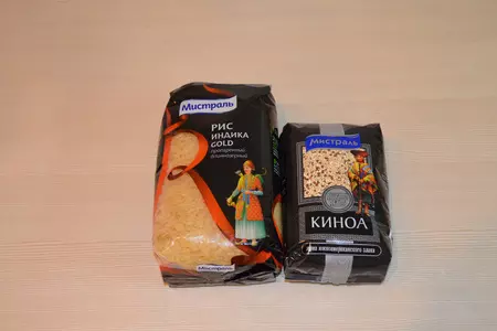 Каша с рисом и киноа: шаг 2