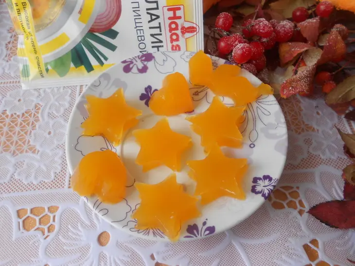 Тыквенные желейные конфеты: шаг 8