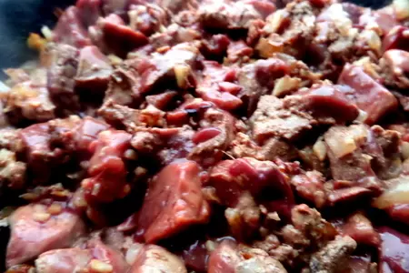 Гречка с ароматной печёнкой: шаг 4
