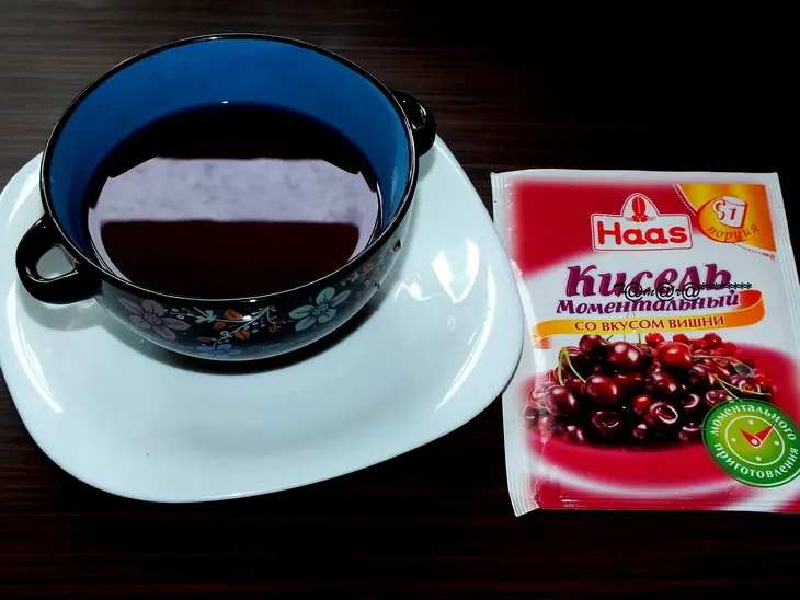 Десерт из киселя: шаг 1