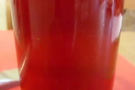 Бламанже с желе из чая с лепестками роз,фиалкой и гибискусом: шаг 2