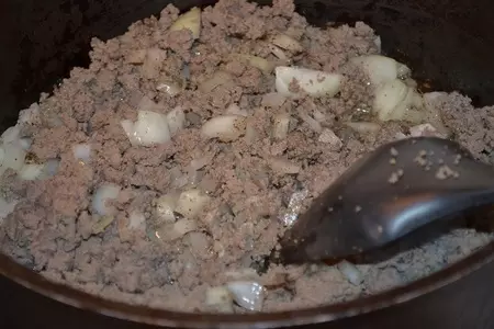 Пирожки с гусиным ливером.: шаг 5