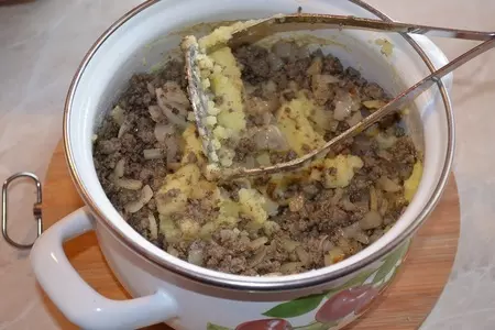 Пирожки с гусиным ливером.: шаг 6