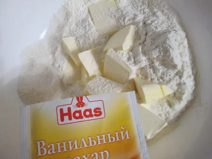 Песочные корзиночки с апельсиновым желе: шаг 1