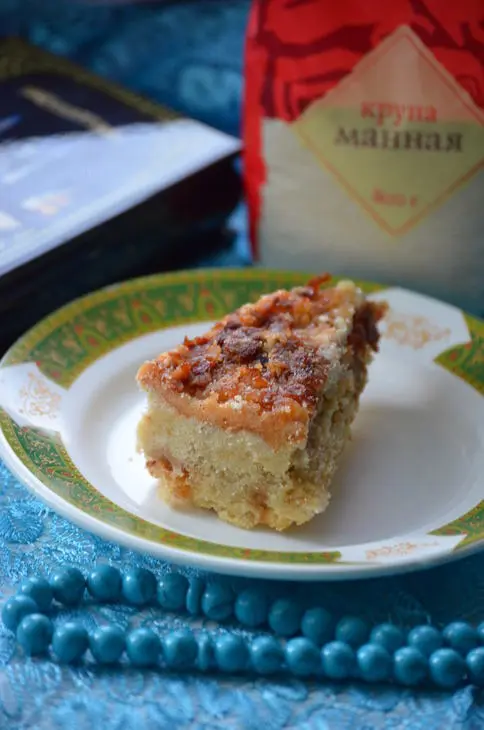 Запеканка манная с яблоками: шаг 8