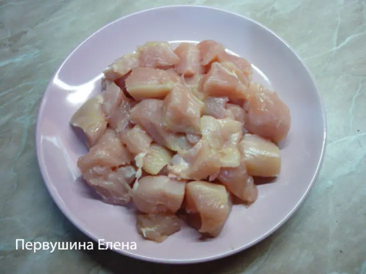 Чикен попкорн: шаг 1
