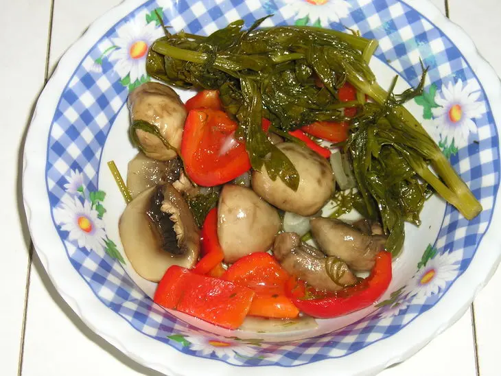 Маринованные шампиньоны быстрого приготовления: шаг 10