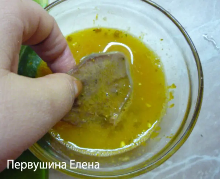 Язык, маринованный в соевом соусе в кляре из паприки: шаг 6