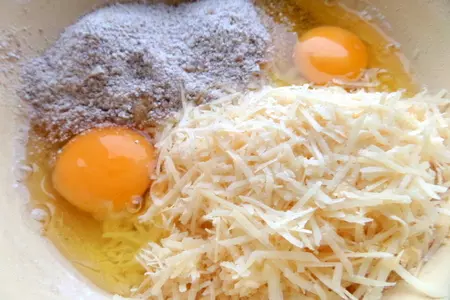 Пяти злаковое печенье с сыром: шаг 3