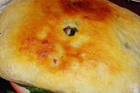 Пирог со свекольными листьями а-ля "осетинский": шаг 7