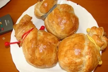 Куриные ножки в слоеном тесте: шаг 5