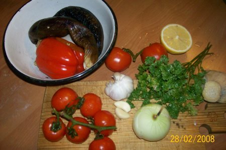 Салат из печеных овощей: шаг 2
