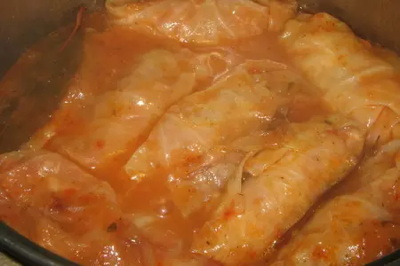 Голубцы с курино-овощной начинкой.: шаг 6