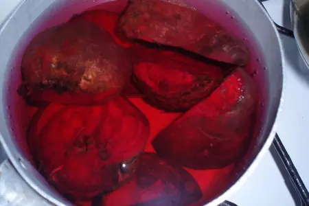 Винегрет (вариат... с селедкой или мясом): шаг 2