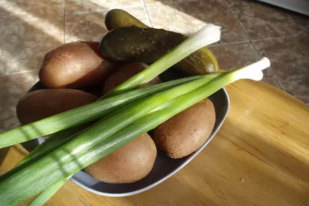 Винегрет (вариат... с селедкой или мясом): шаг 5