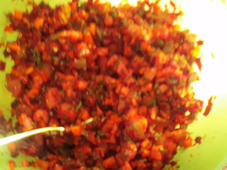 Винегрет (вариат... с селедкой или мясом): шаг 7