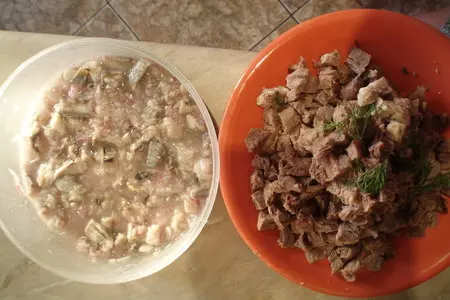 Винегрет (вариат... с селедкой или мясом): шаг 8