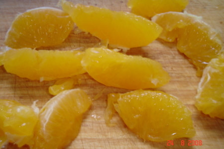 Салат из капусты с апельсином: шаг 2