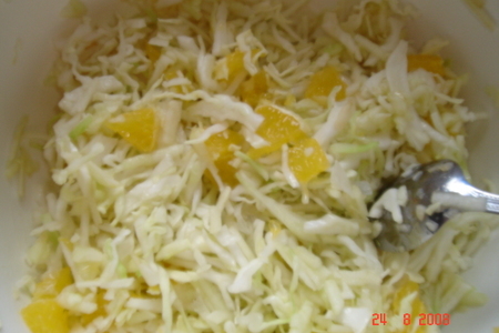 Салат из капусты с апельсином: шаг 5