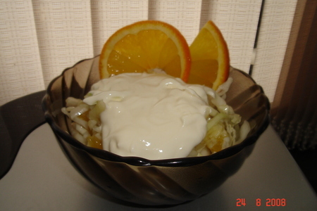 Салат из капусты с апельсином: шаг 6