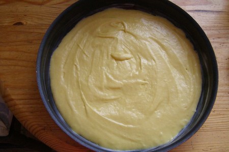Персиковый пирог / ванильный соус: шаг 1