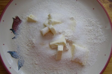 Персиковый пирог / ванильный соус: шаг 3