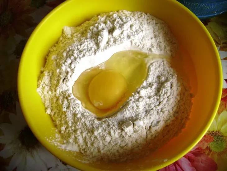 Кыстыбый с пшенной кашей - татарская кухня: шаг 2