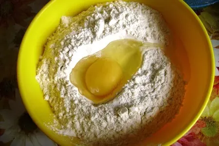 Кыстыбый с пшенной кашей - татарская кухня: шаг 2