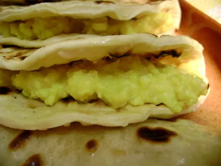 Кыстыбый с пшенной кашей - татарская кухня: шаг 6