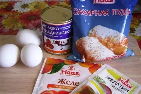 Мусс со вкусом персика «небесное наслаждение»( по мотивам десерта «птичье молоко»).: шаг 1