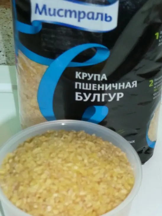 Киббех (или "каша" с мясом и булгуром из бейрута): шаг 1