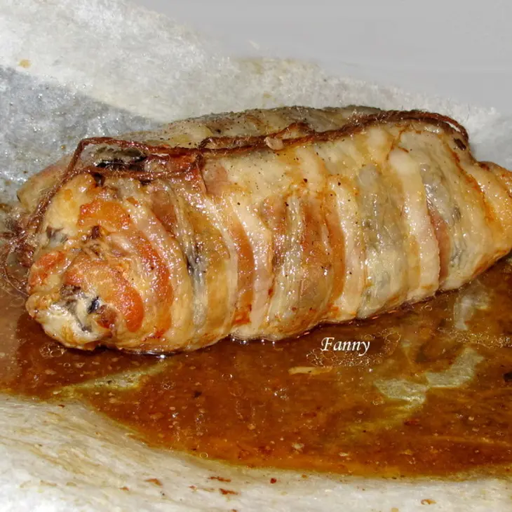 Запеченный свиной рулет. arista in porchetta: шаг 8