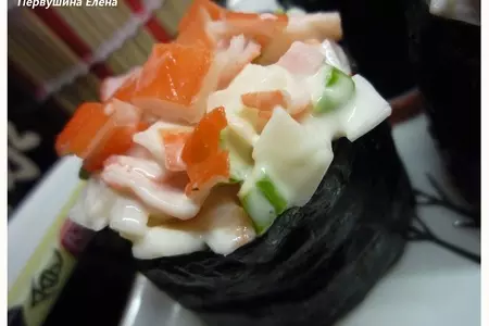 Гункан-маки: шаг 10